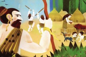 夸父逐日，夸父奔跑到什么地方，追上西落的太阳？