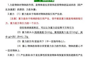 耗时7天，我将高中物理三年的核心考点，汇成35页笔记，建议打印