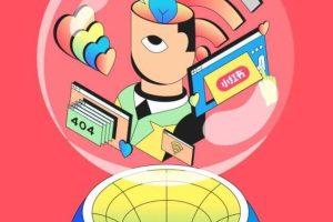 2.5D海报__玩空间，如何用点线面？